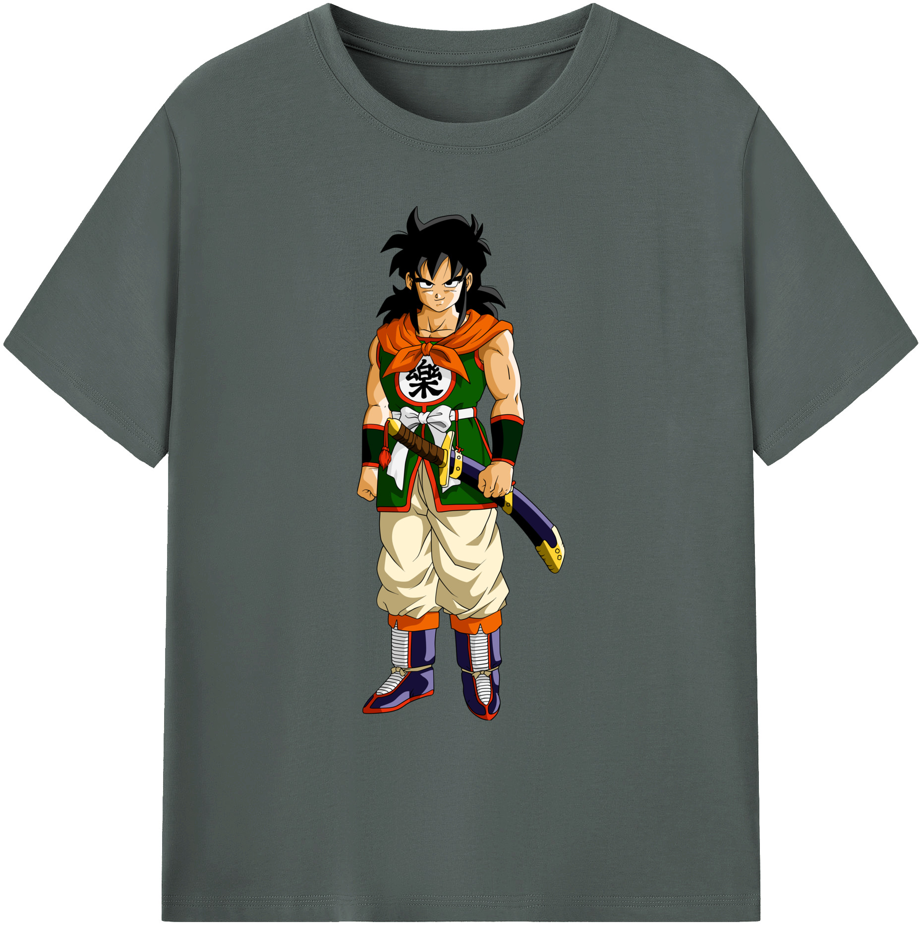 （画像用） ドラゴンボール ヤムチャ DRAGON BALL Yamcha 綿100％ メンズ半袖Tシャツ｜肌触りやわらか＆通気性